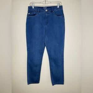 French Dressing Jeans Olivia Style Medium Wash Straight Leg Jeans Size 8